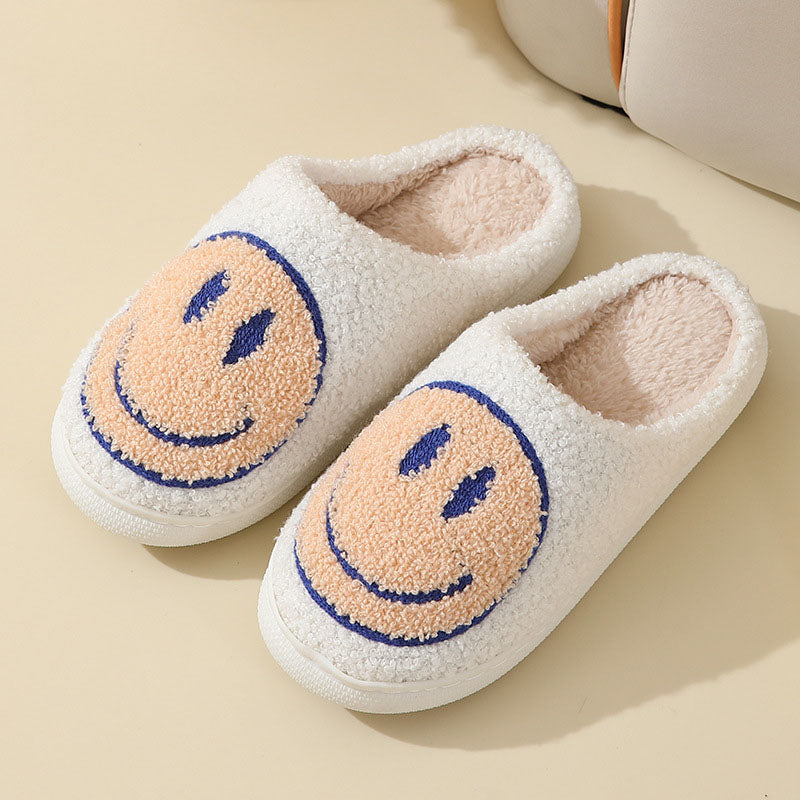 Unisex Smiley Gesicht weiche Hausschuhe | Innen