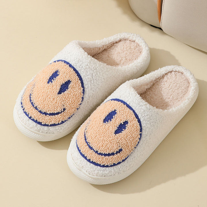 Unisex Smiley Gesicht weiche Hausschuhe | Innen