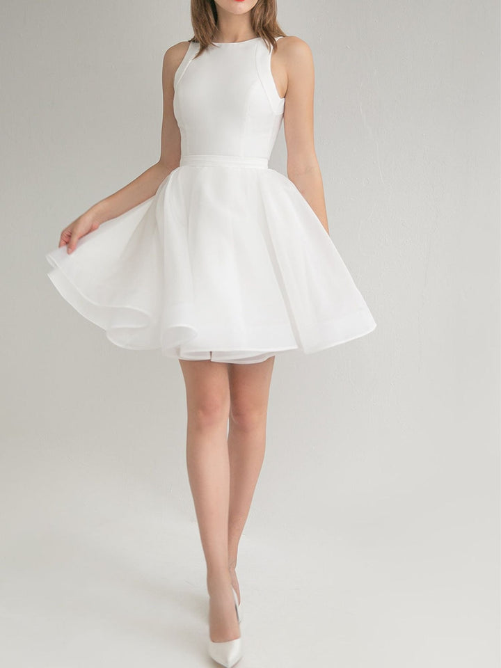 Damen Prinzessin Stil Braut Kleid | Mini