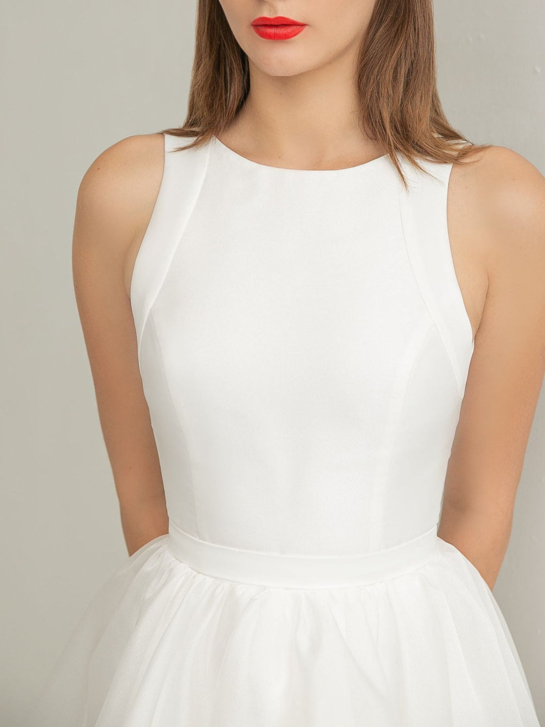 Damen Prinzessin Stil Braut Kleid | Mini