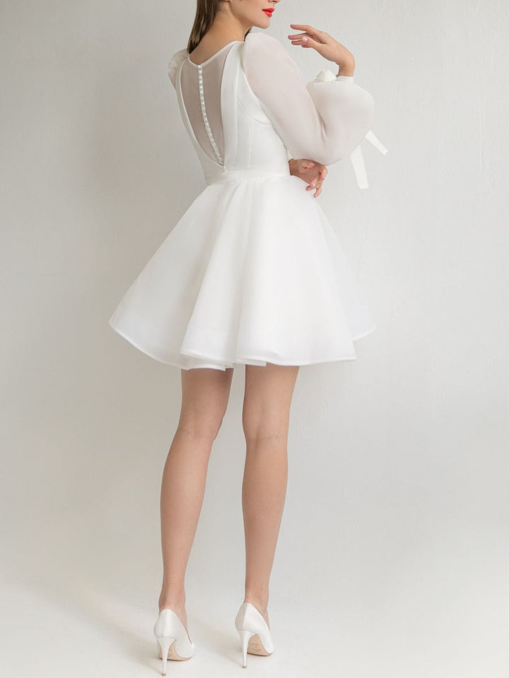Damen Prinzessin Stil Braut Kleid | Mini