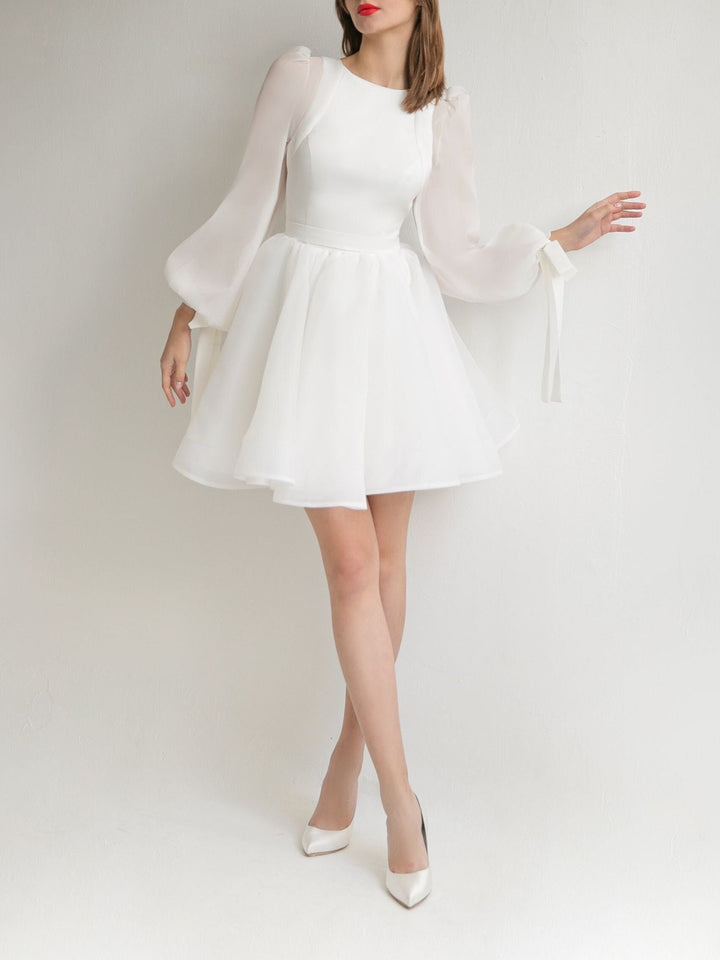 Damen Prinzessin Stil Braut Kleid | Mini