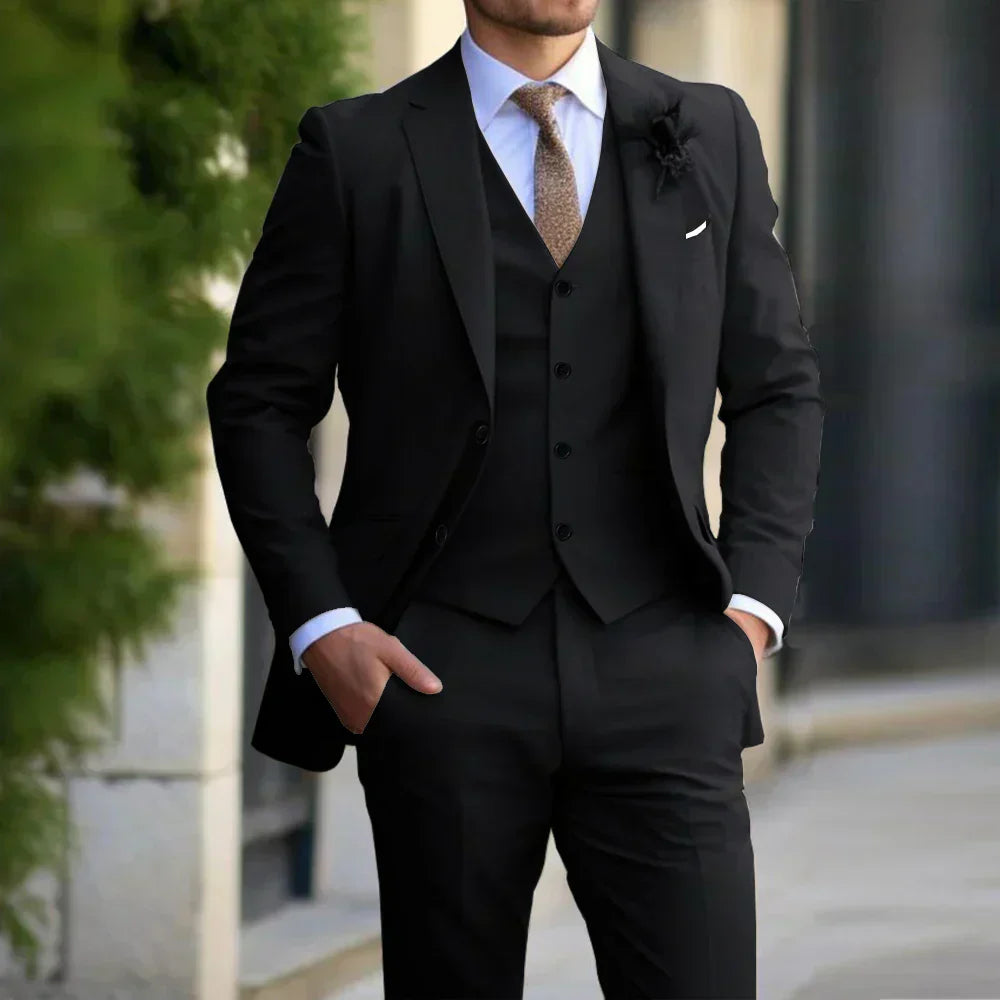 Eleganter Hochzeitsgast-Anzug für Herren | 3-teilig