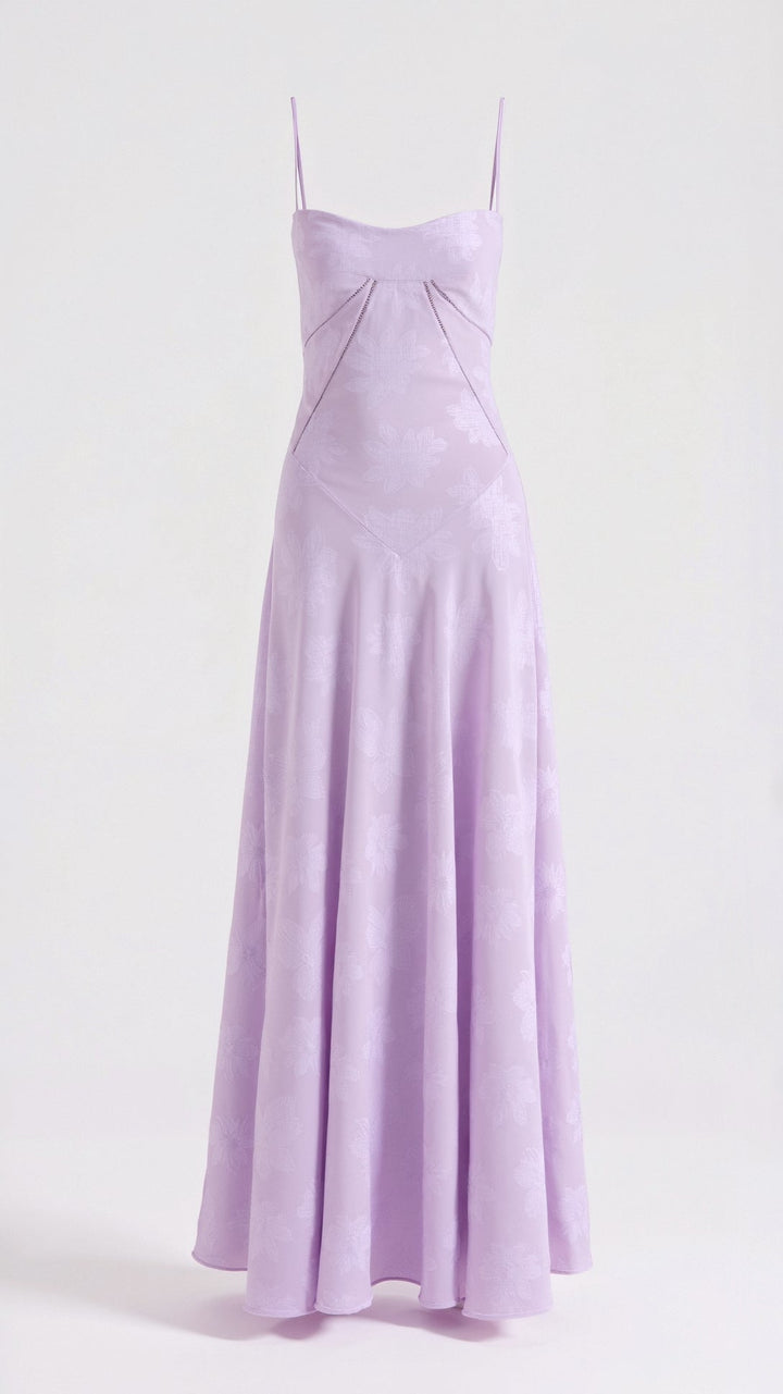 Damen Floral Ärmellos Brautkleid | Maxi