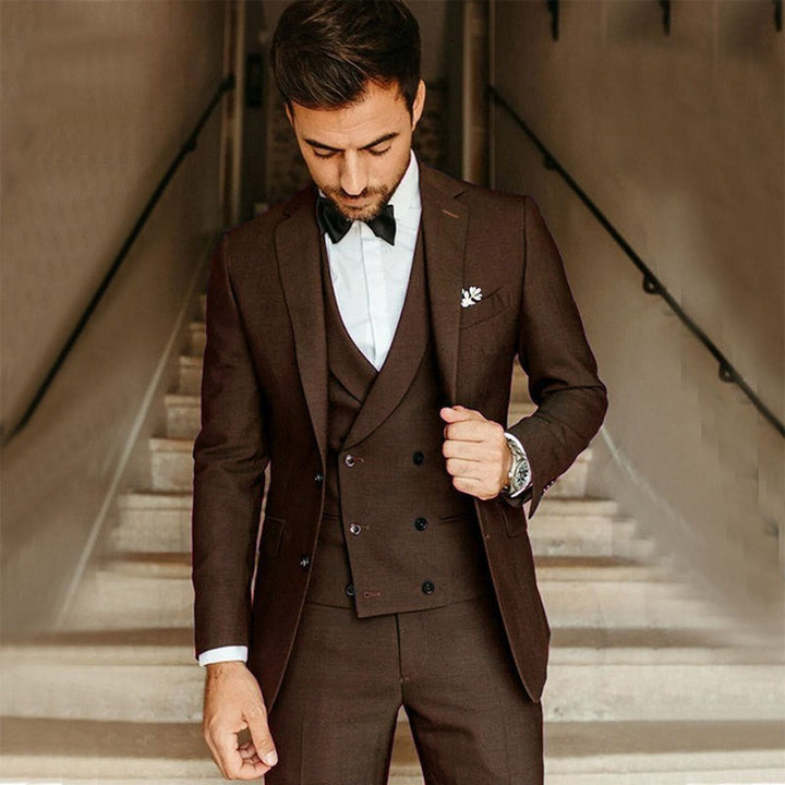 Herren Klassisch Formelle 3-teilige Hochzeit Gast Anzug Set | Stilvoll