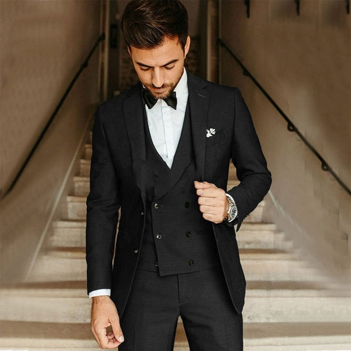 Herren Klassisch Formelle 3-teilige Hochzeit Gast Anzug Set | Stilvoll