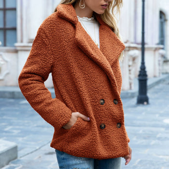 Damen Klassisch Teddy Jacke | Lange