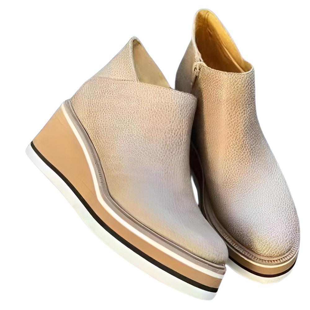 Reißverschluss Winterstiefel Damen | Keilabsatz