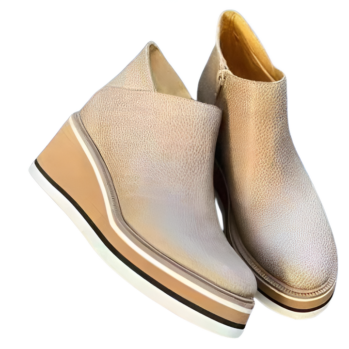 Reißverschluss Winterstiefel Damen | Keilabsatz