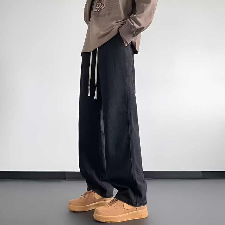 Herren Straßenmode Baggy Jeans | Weite Beinpartie