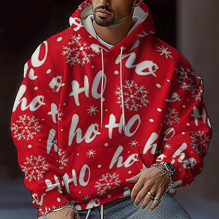 Weihnachtkapuzenpullover Herren | Farbenfrohes Design