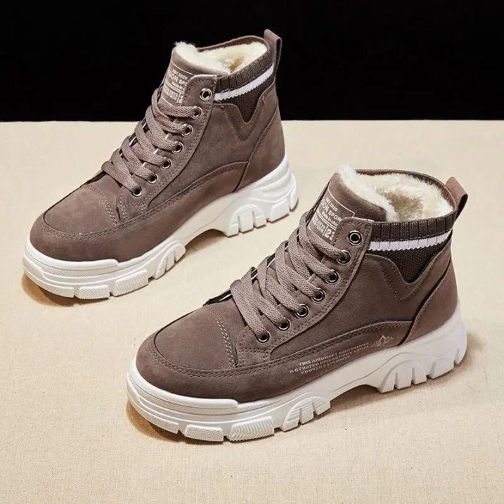 Gepolstert Winterstiefel Damen | Schnürung