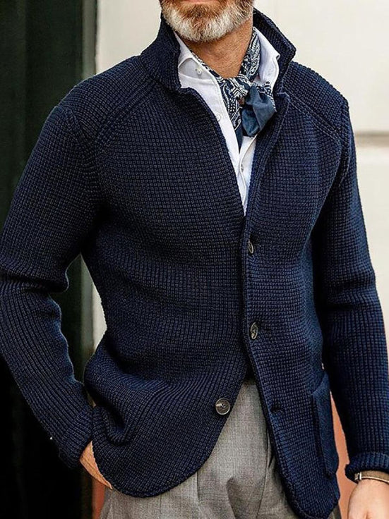 Herren Warme Strickjacke | Strick
