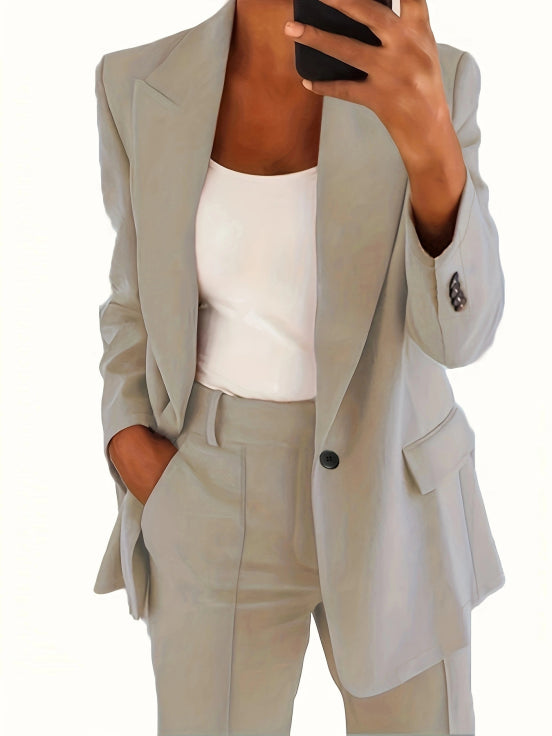 Damen Elegante Business 2-teiliges Anzug-Set | Stilvoll