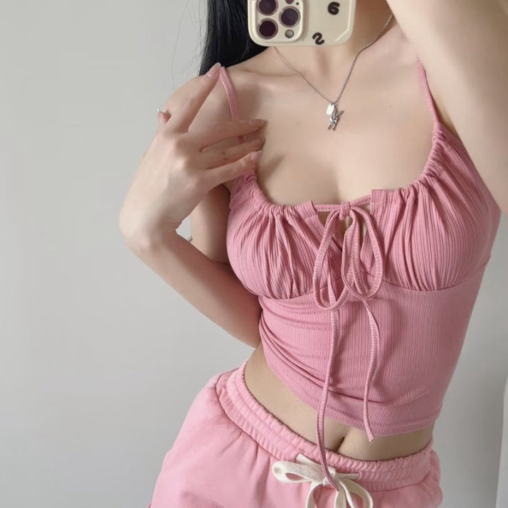 Damen Sommer Cropped Obertail
