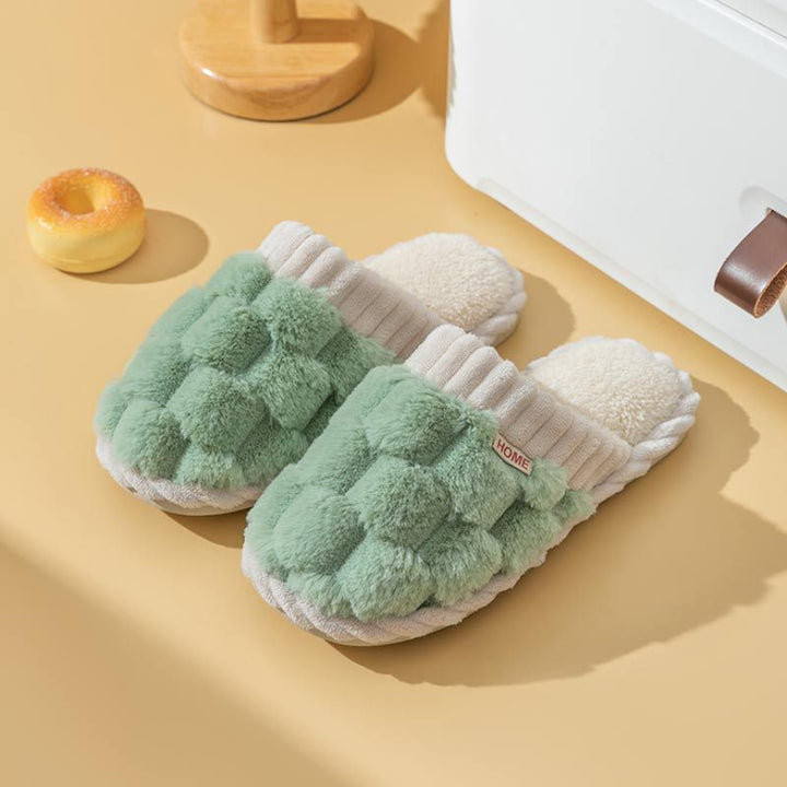 Damen Weiche Gestrickte Hausschuhe | Rutschfest