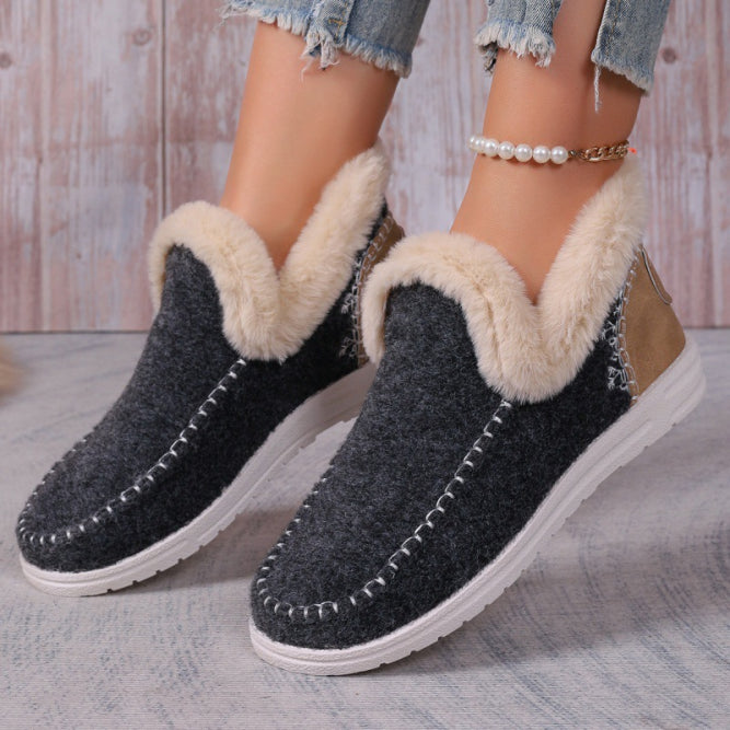 Damen Winterschnee Stiefel | Slip-on