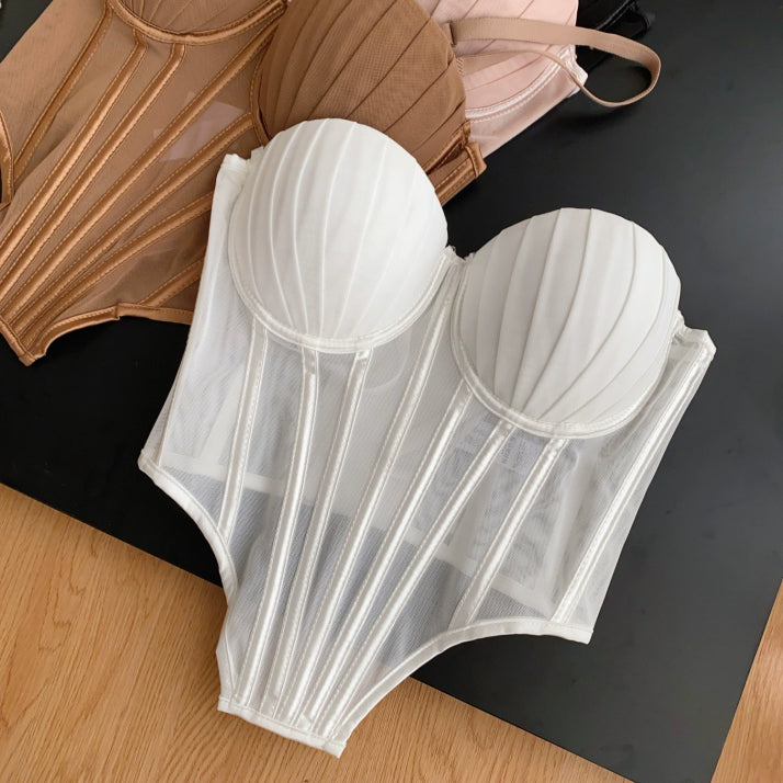 Damen Sommer Korsett Oberteil
