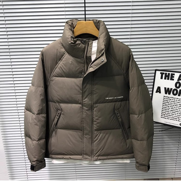 Herren Winter Jacke | Seitliche Reißverschlusstasche