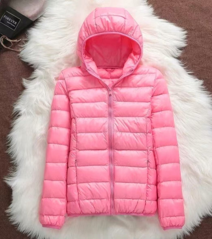 Verpackbar Daunenjacke Damen | Puffer