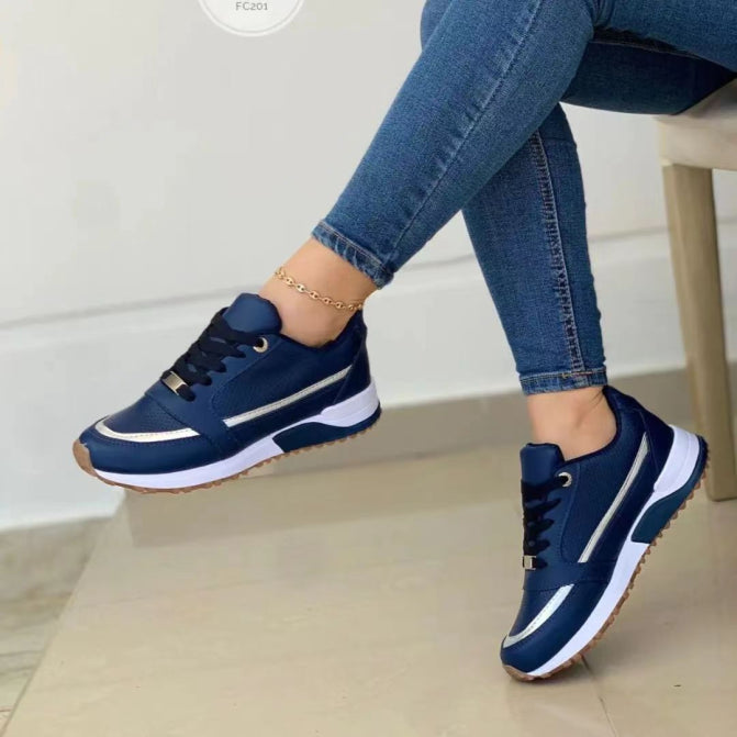 Atmungsaktive Schnürschuhe Für Damen | Bequem