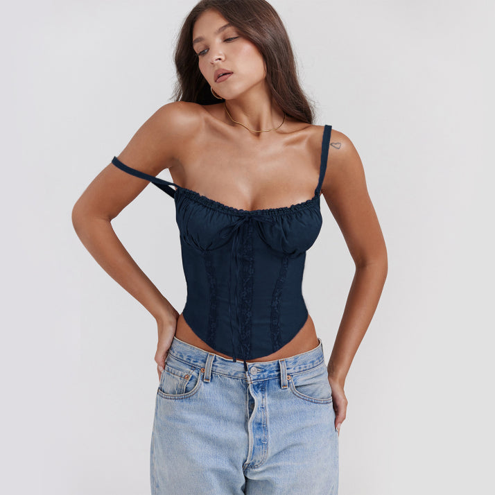 Damen Elegantes Spitzen-Korsett