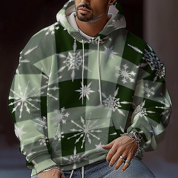 Weihnachtkapuzenpullover Herren | Farbenfrohes Design