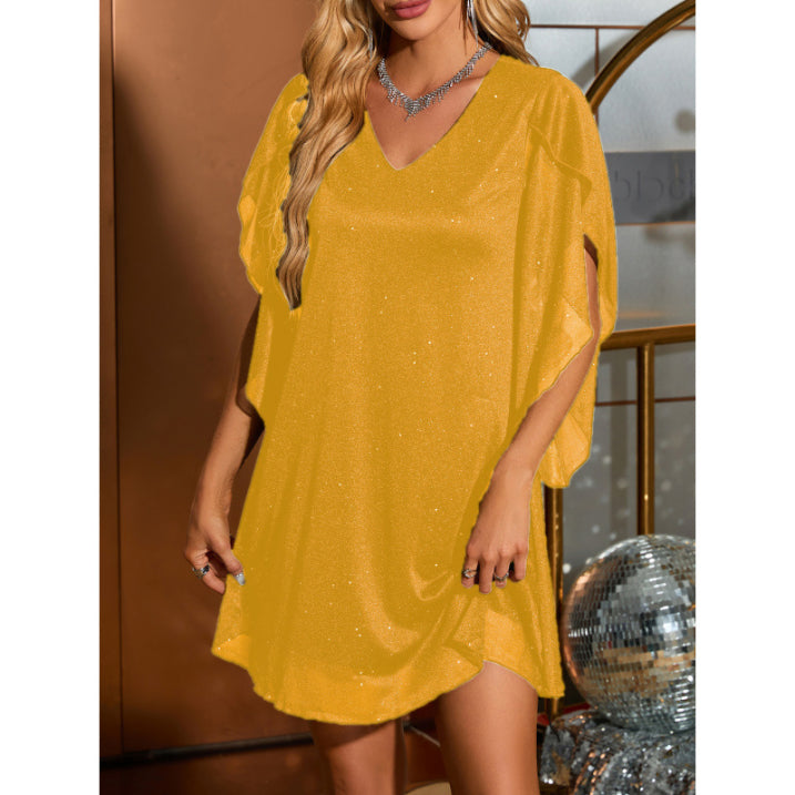 Weihnachtskleid Damen | Pailletten