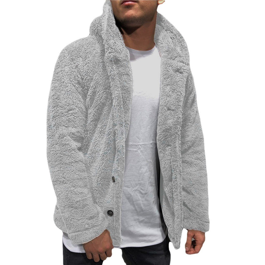Locker Fleecejacke für Herren | Mit Kapuze