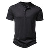 Herren Henley T-Shirt mit kurzen Ärmeln | Lässig