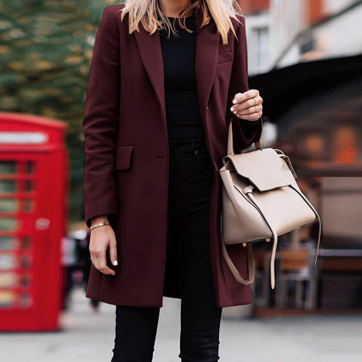 Damen Moderne Trenchcoat | Lange