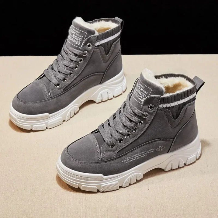 Gepolstert Winterstiefel Damen | Schnürung