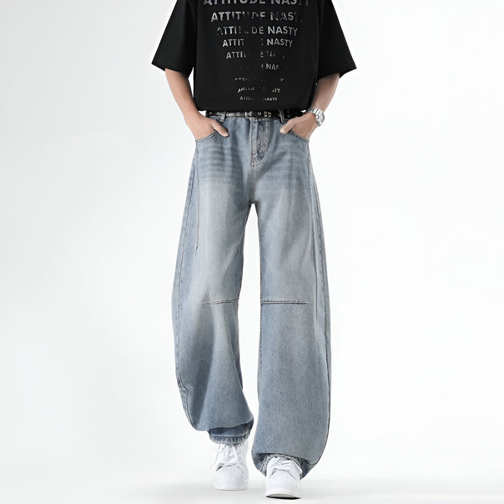 Herren Mode Baggy Jeans | Straßen-Lässig