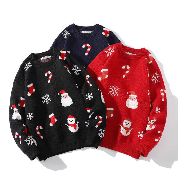 Gemütlich Weihnachtpullover Damen | Gestrickt