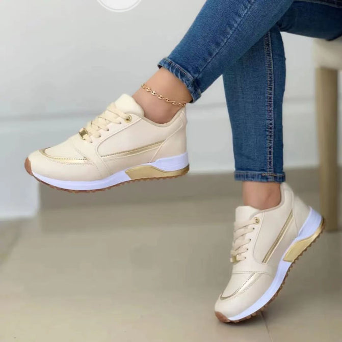 Atmungsaktive Schnürschuhe Für Damen | Bequem