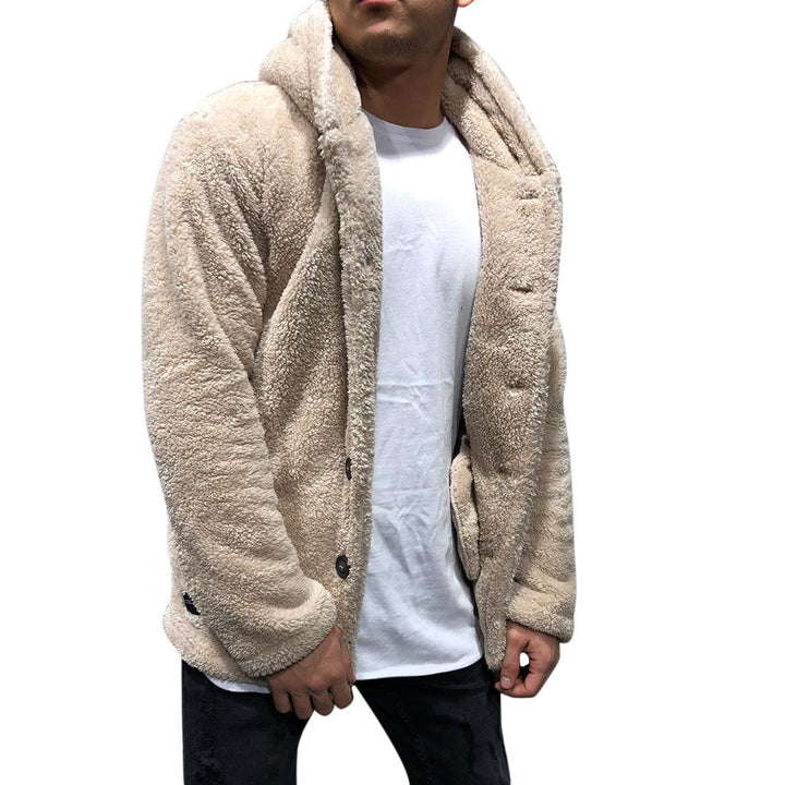 Locker Fleecejacke für Herren | Mit Kapuze