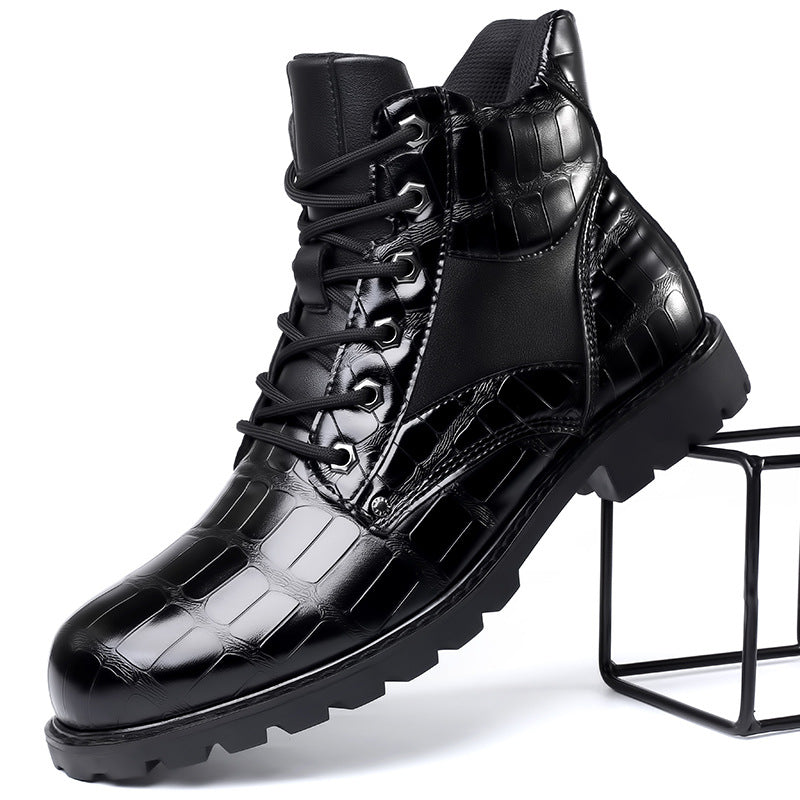 Herren Moderne Mode Stiefel | Schnürung