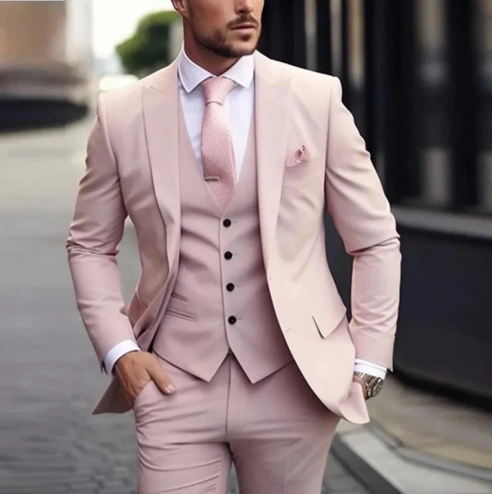 Dreiteiliger Hochzeitsgast Anzug für Herren | Elegante