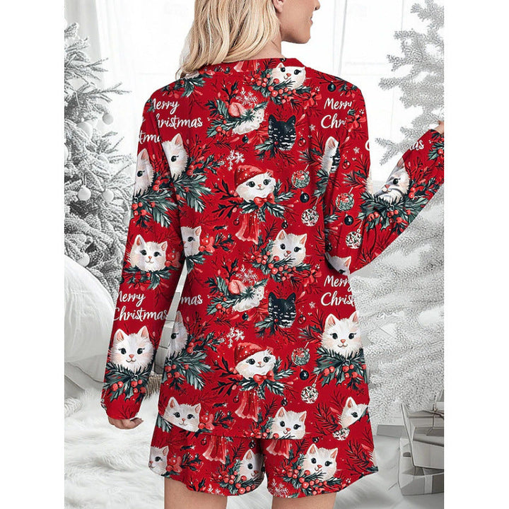 Weihnachtpyjama für Damen | Setzen