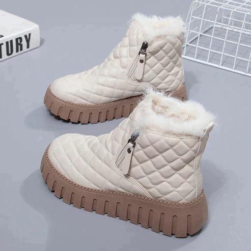 Stilvoll Winterstiefel Damen | Gesteppt