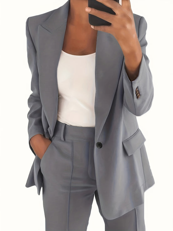 Damen Elegante Business 2-teiliges Anzug-Set | Stilvoll