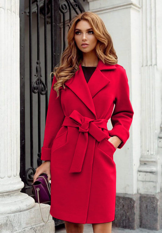 Damen Winter Trenchcoat | Langer