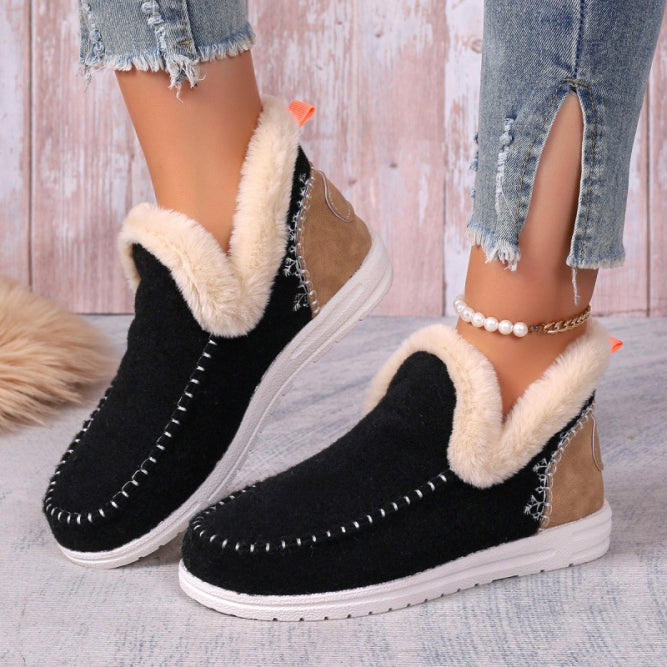 Damen Winterschnee Stiefel | Slip-on