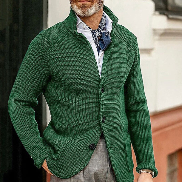 Herren Warme Strickjacke | Strick