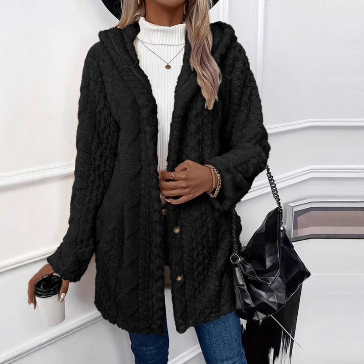 Gestrickt Fleecejacke Damen | Gemütlich