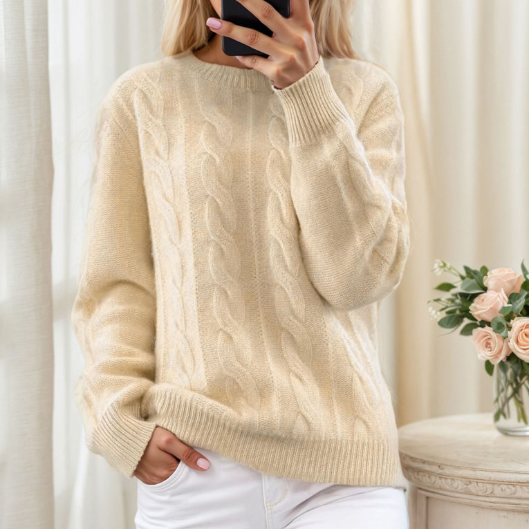 Damen Stricken Pullover | Langärmelig