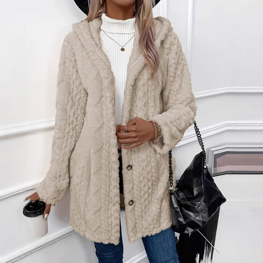 Gestrickt Fleecejacke Damen | Gemütlich