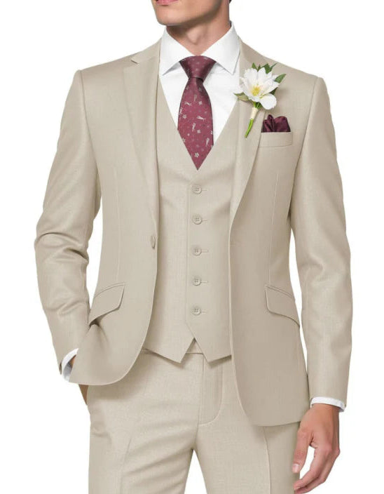 Herren Moderner Hochzeitsgast-Anzug Set | Schlanke Passform