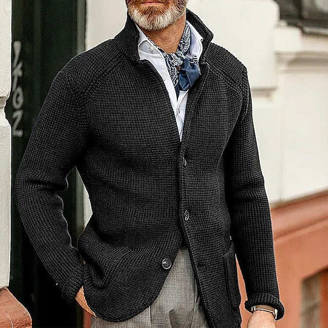 Herren Warme Strickjacke | Strick