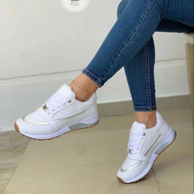 Atmungsaktive Schnürschuhe Für Damen | Bequem